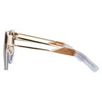 Erdem Sunglasses Cat Eye Gold and Brown