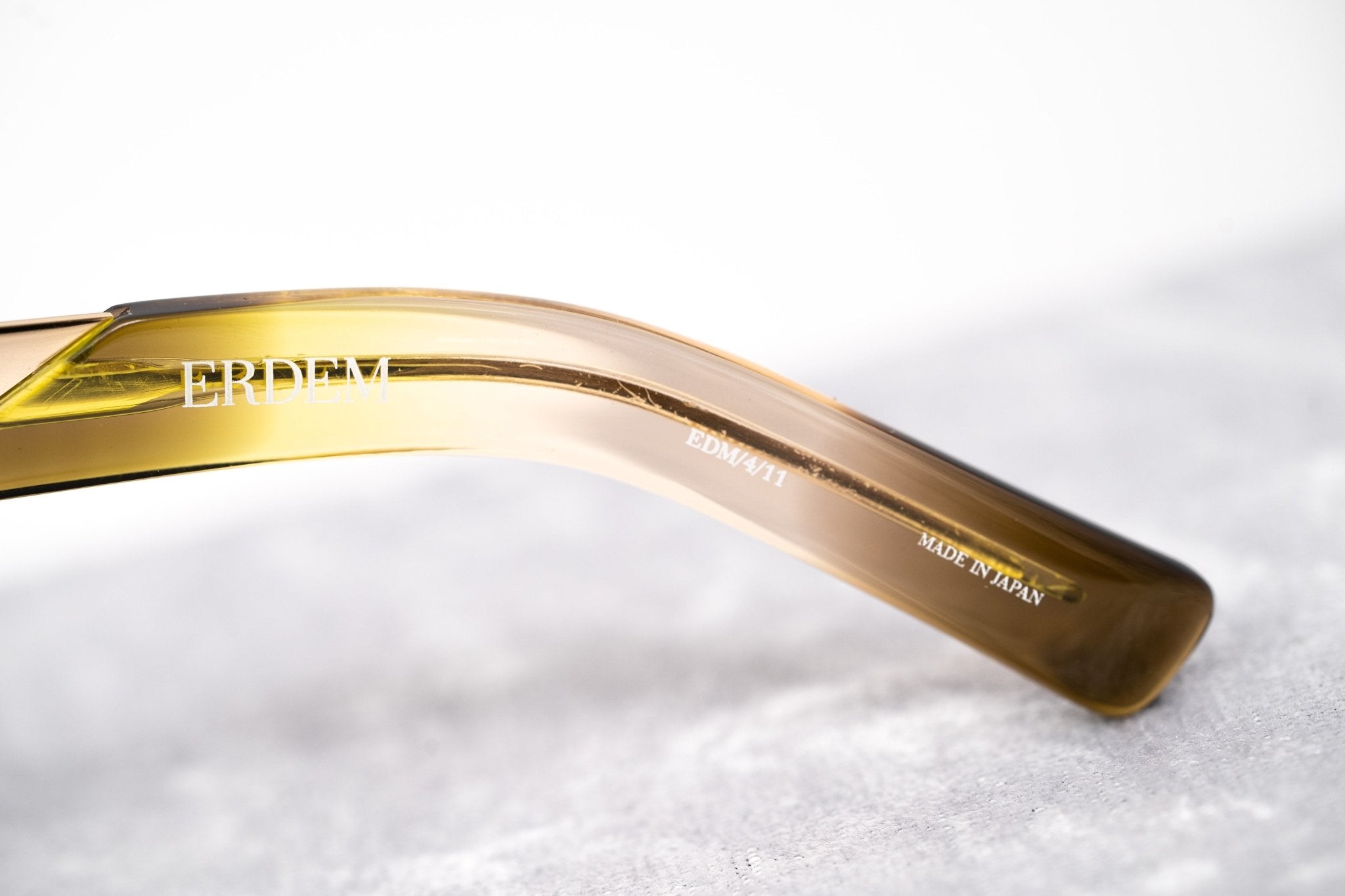 Erdem Ladies Sunglasses Cat Eye Light Gold and Brown