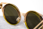 Erdem Ladies Sunglasses Cat Eye Light Gold and Brown