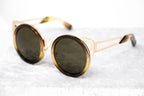 Erdem Ladies Sunglasses Cat Eye Light Gold and Brown