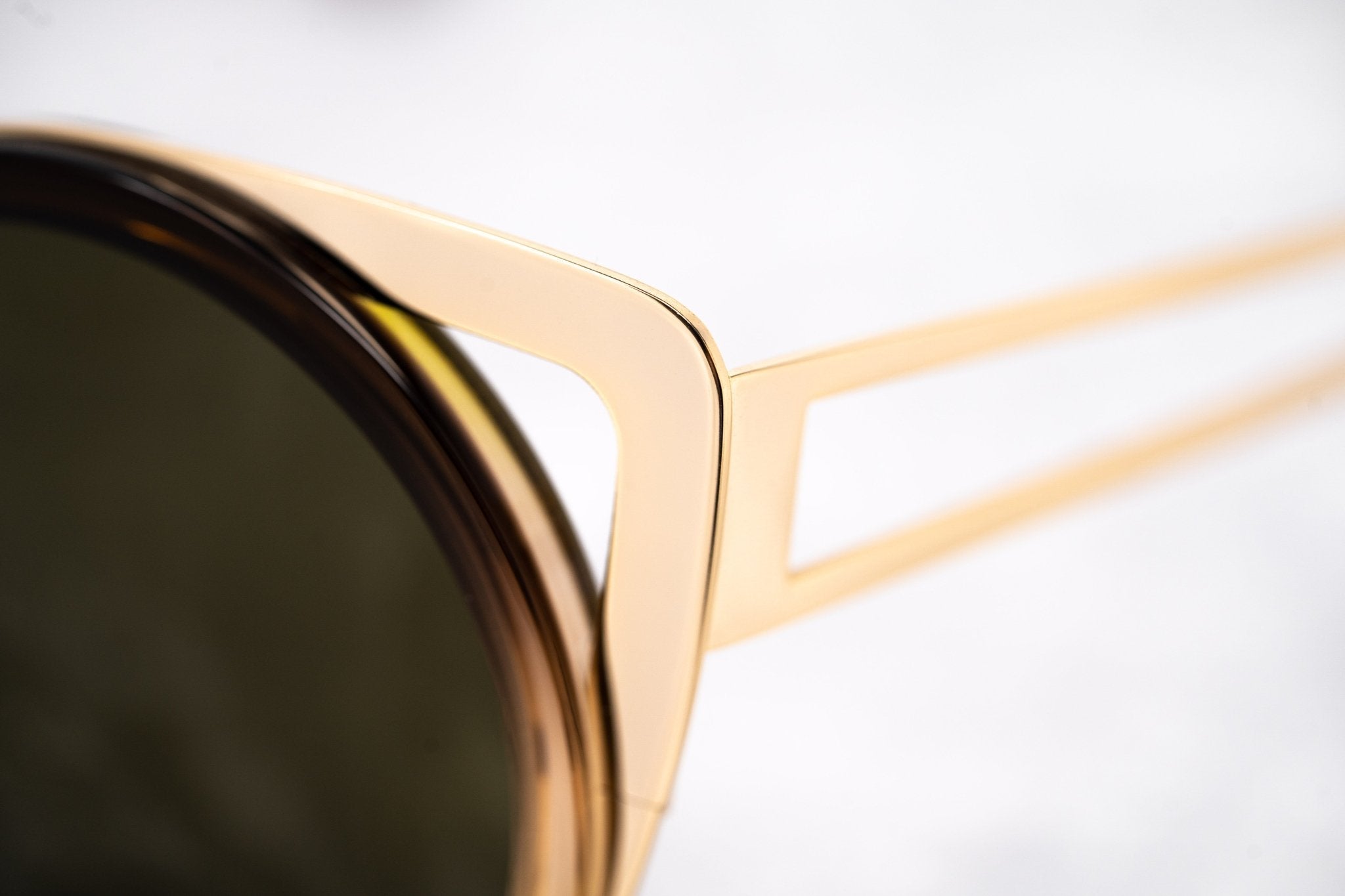 Erdem Ladies Sunglasses Cat Eye Light Gold and Brown