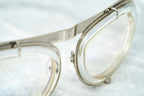 Erdem Sunglasses Cat Eye Clear and Silver