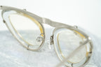 Erdem Sunglasses Cat Eye Clear and Silver
