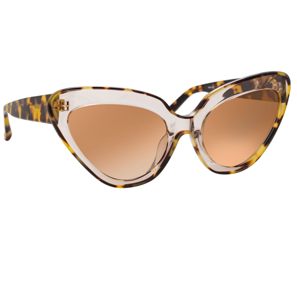 Erdem Ladies Sunglasses Cat Eye Tortoiseshell and Brown