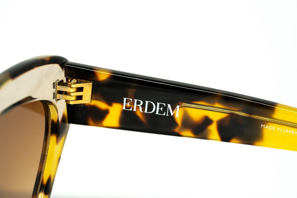 Erdem Ladies Sunglasses Cat Eye Tortoiseshell and Brown