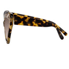 Erdem Ladies Sunglasses Cat Eye Tortoiseshell and Brown