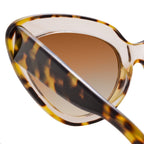 Erdem Ladies Sunglasses Cat Eye Tortoiseshell and Brown