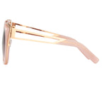 Erdem Sunglasses Cat Eye Light Pink and Pink
