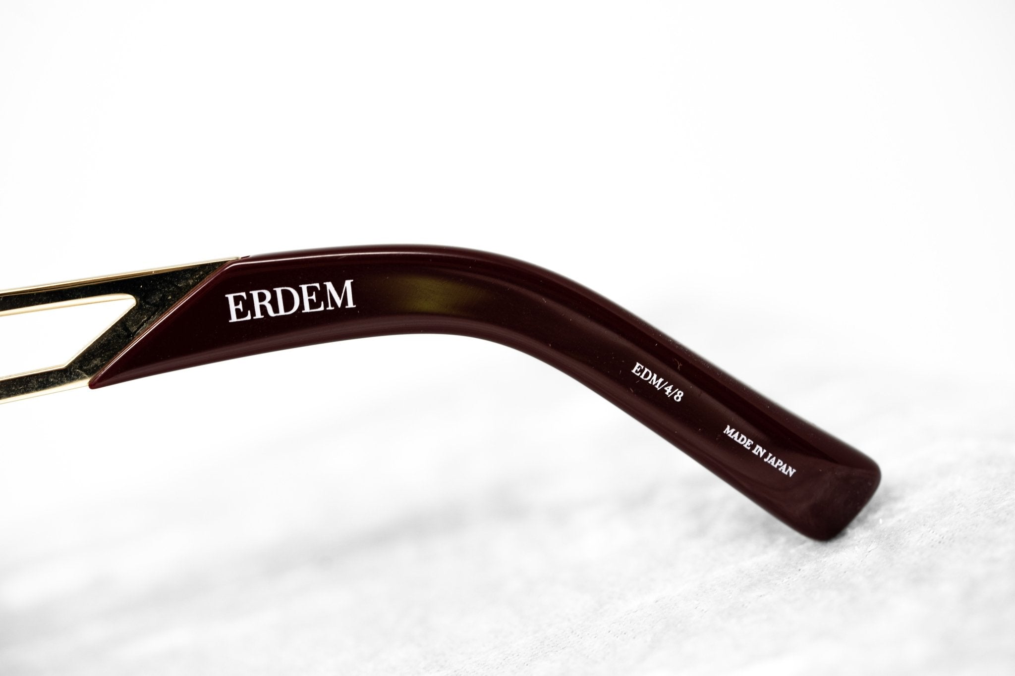 Erdem Ladies Sunglasses Cat Eye Maroon and Grey