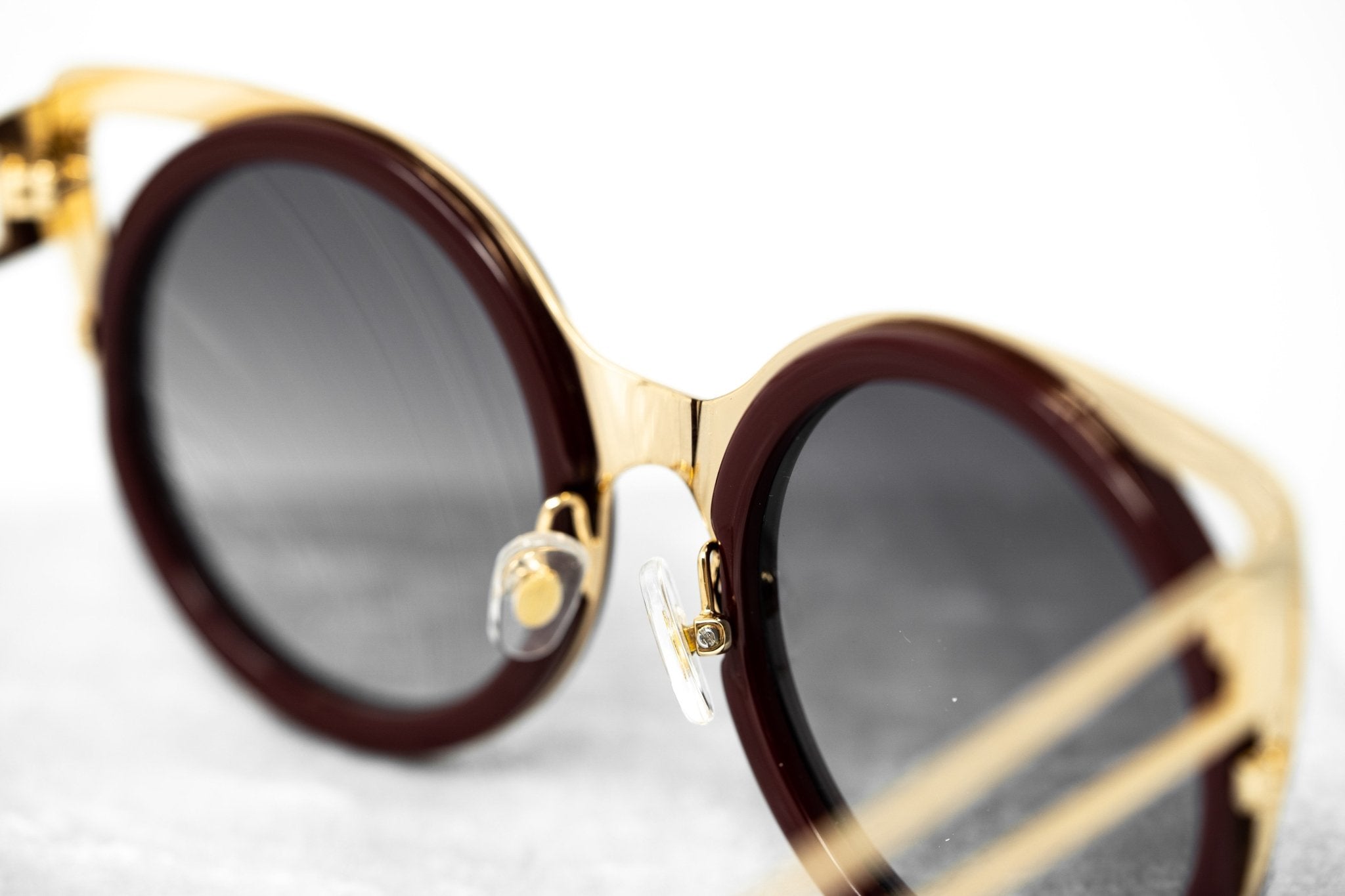 Erdem Ladies Sunglasses Cat Eye Maroon and Grey