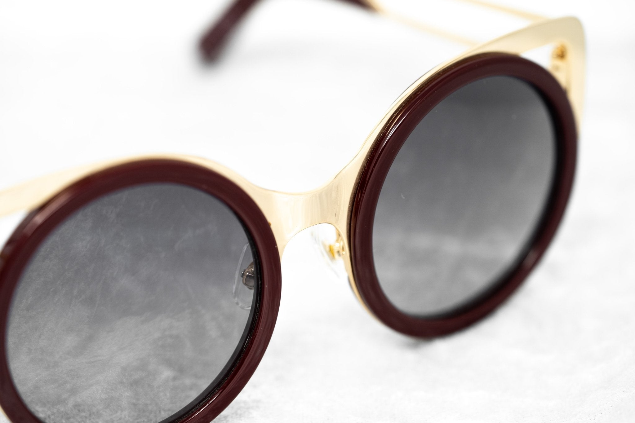 Erdem Ladies Sunglasses Cat Eye Maroon and Grey