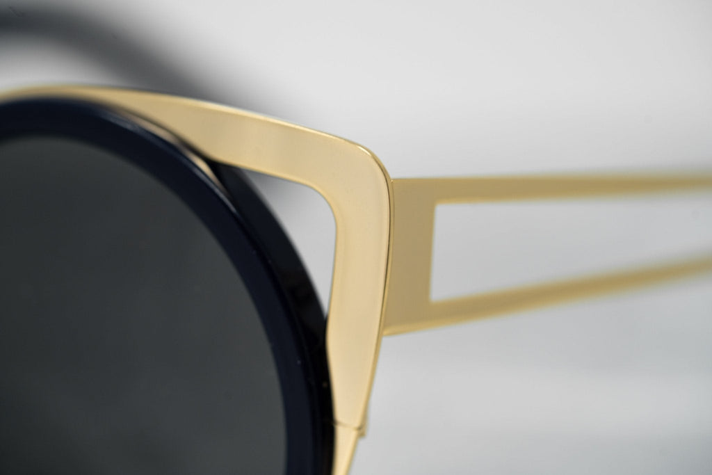 Erdem Ladies Sunglasses Cat Eye Navy and Grey