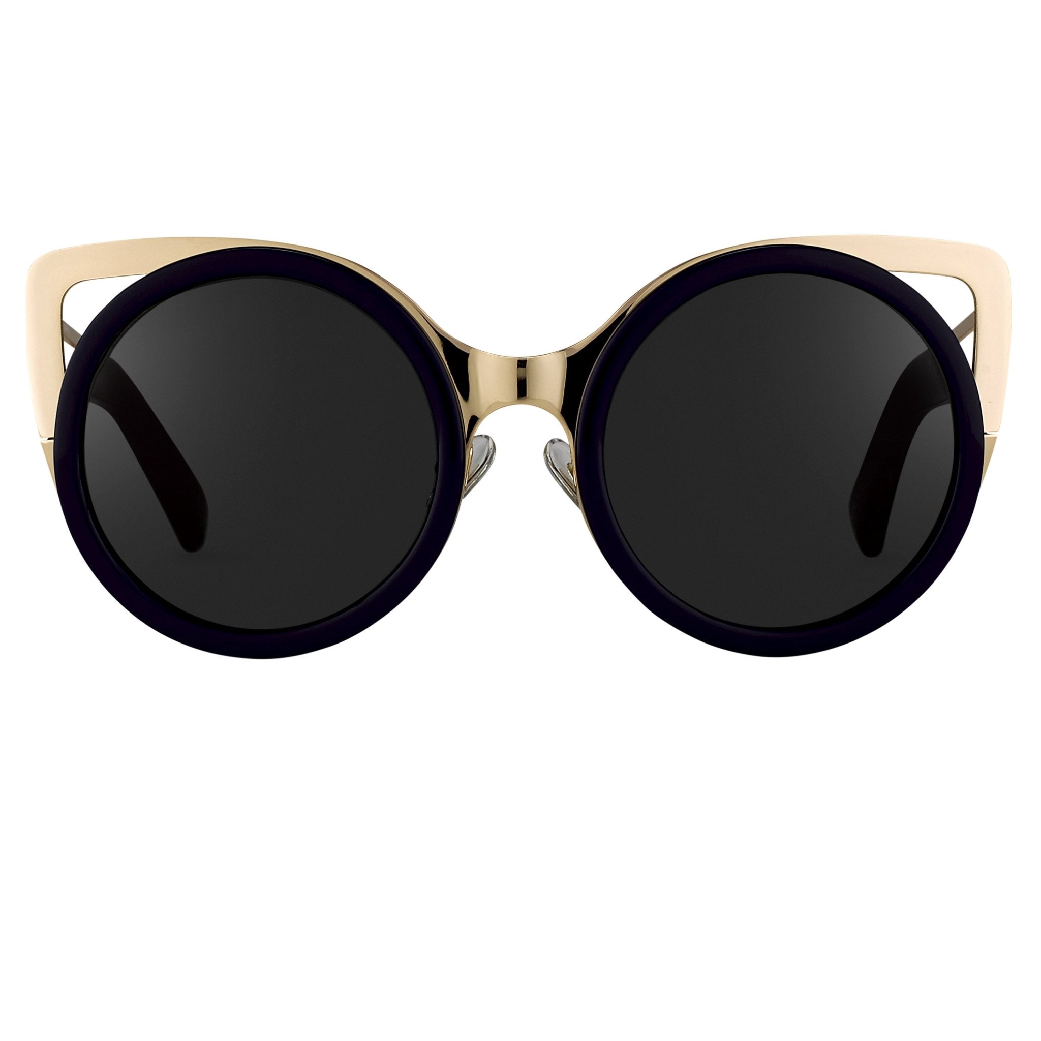 Erdem Ladies Sunglasses Cat Eye Navy and Grey