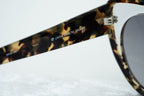 Erdem Ladies Sunglasses Cat Eye Clear Tortoise Shell and Grey