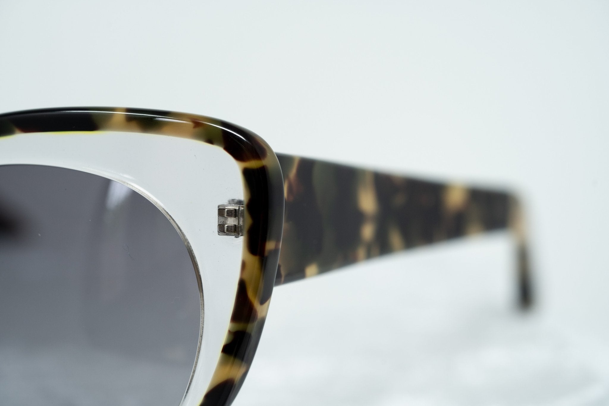 Erdem Ladies Sunglasses Cat Eye Clear Tortoise Shell and Grey