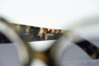Erdem Ladies Sunglasses Cat Eye Clear Tortoise Shell and Grey