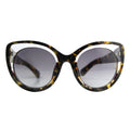 Erdem Ladies Sunglasses Cat Eye Clear Tortoise Shell and Grey