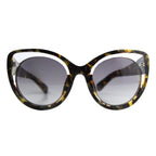 Erdem Ladies Sunglasses Cat Eye Clear Tortoise Shell and Grey
