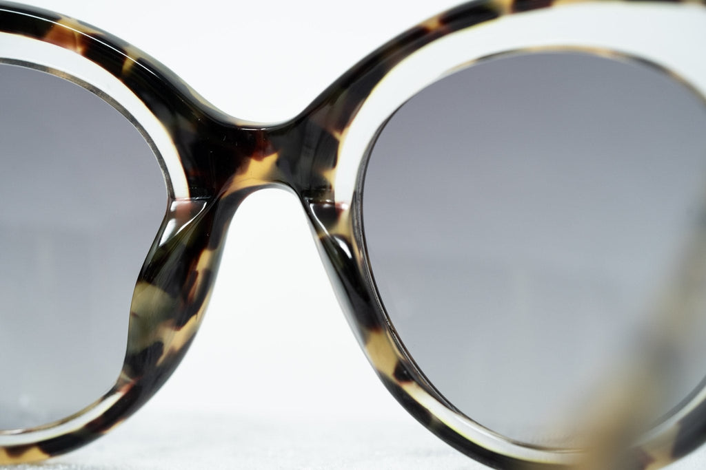 Erdem Ladies Sunglasses Cat Eye Clear Tortoise Shell and Grey