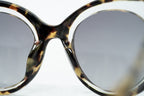 Erdem Ladies Sunglasses Cat Eye Clear Tortoise Shell and Grey