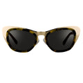 Erdem Ladies Sunglasses Cat Eye Gold Tortoise Shell and Grey