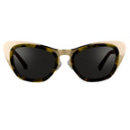 Erdem Ladies Sunglasses Cat Eye Gold Tortoise Shell and Grey