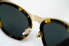 Erdem Ladies Sunglasses Cat Eye Gold Tortoise Shell and Grey