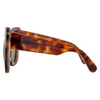 Erdem Ladies Sunglasses Cat Eye Tortoise Shell and Grey