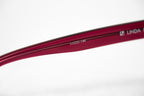 Erdem Sunglasses Cat Eye Gold and Maroon