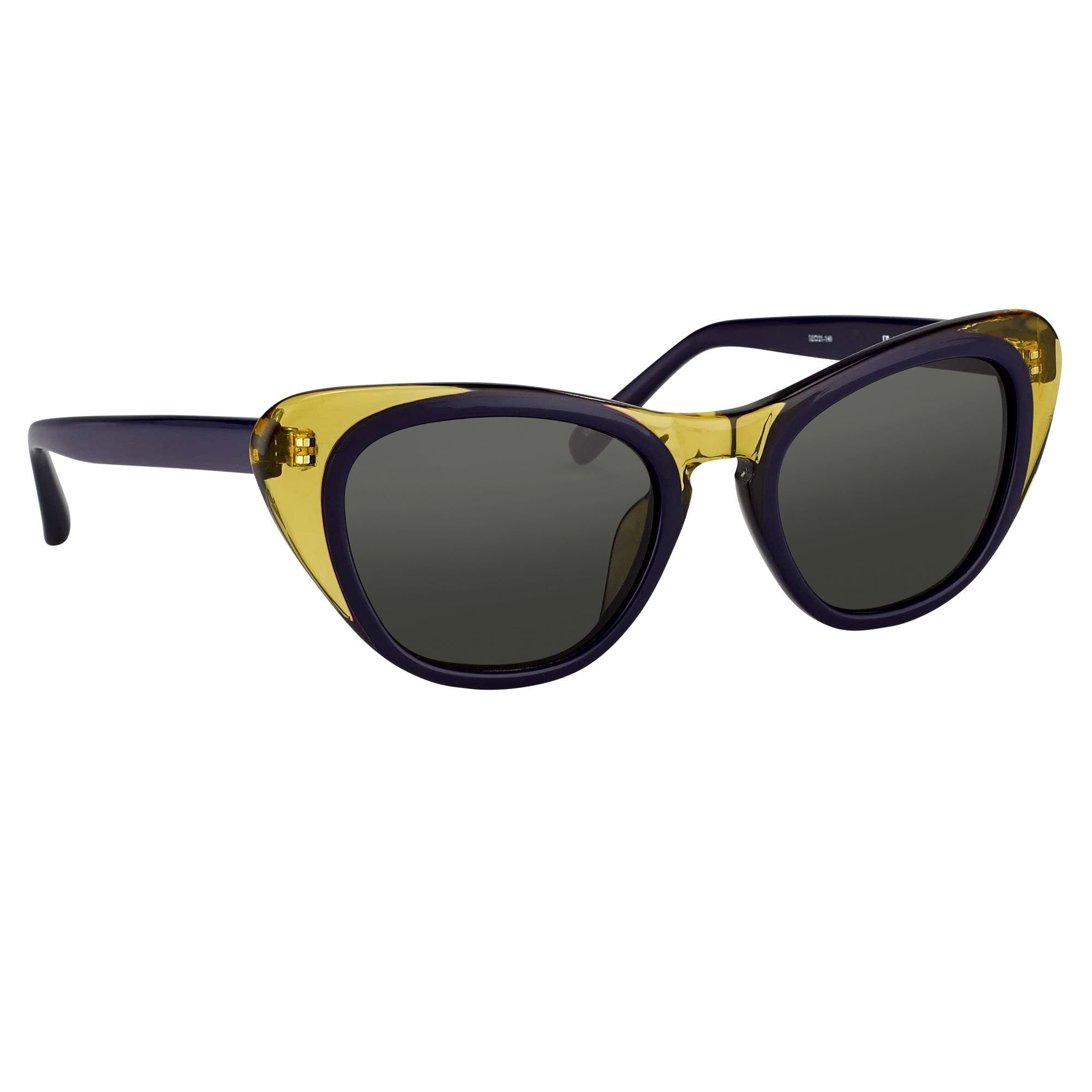Erdem Sunglasses Cat Eye Purple and Grey