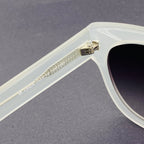 Erdem Sunglasses D-Frame White and Grey
