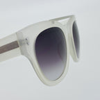 Erdem Sunglasses D-Frame White and Grey