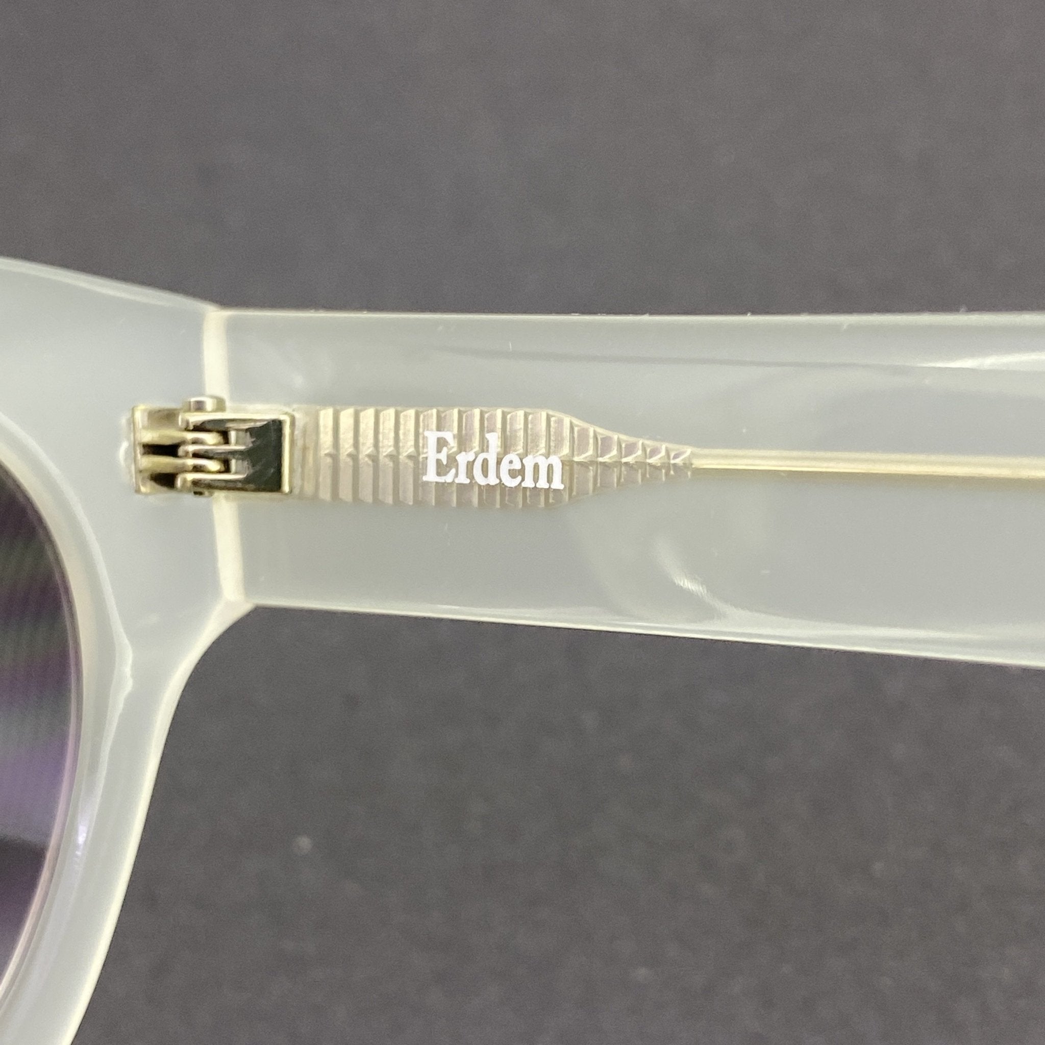 Erdem Sunglasses D-Frame White and Grey