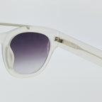 Erdem Sunglasses D-Frame White and Grey