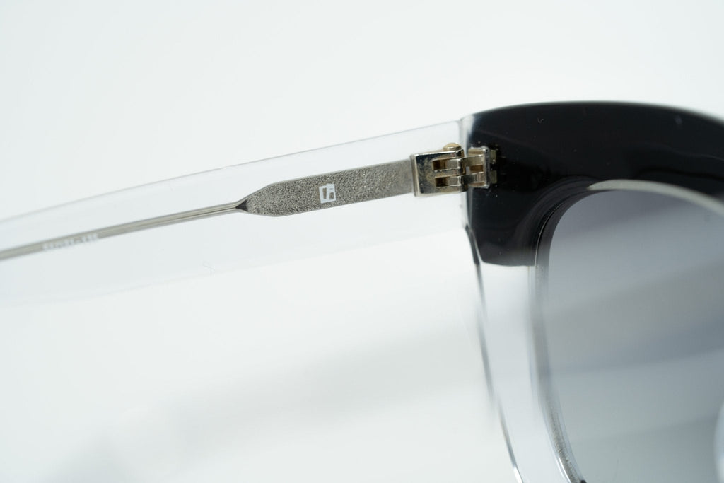 Erdem Ladies Sunglasses Oversized Clear Black and Grey