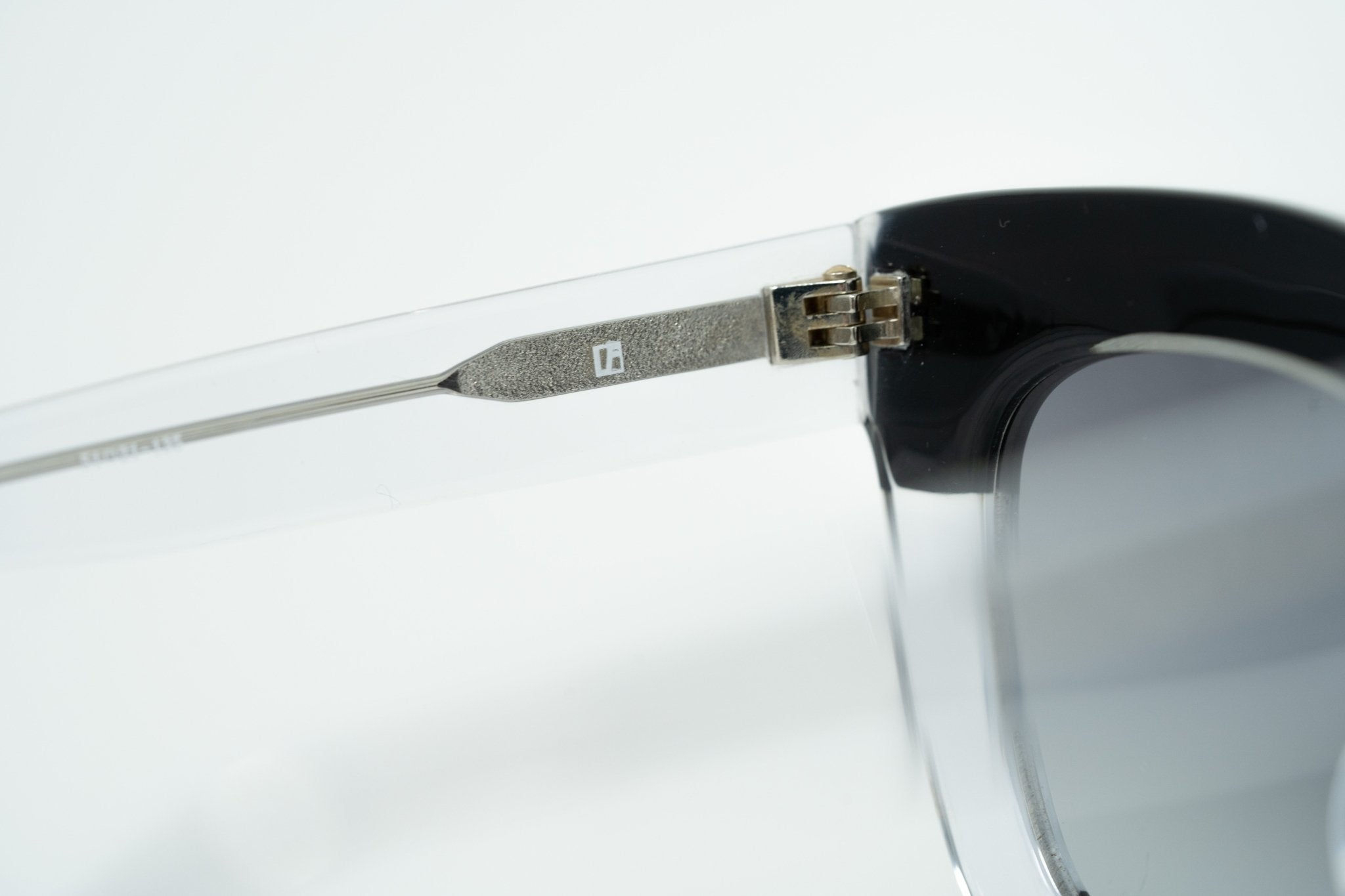 Erdem Ladies Sunglasses Oversized Clear Black and Grey