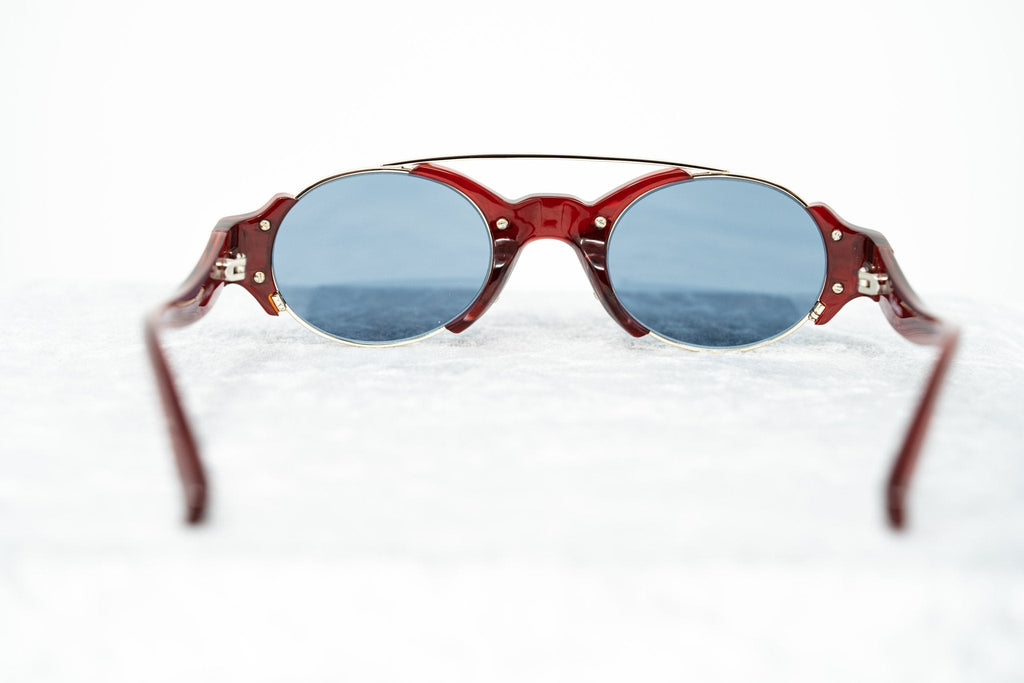 Erdem Sunglasses Red Marble and Blue
