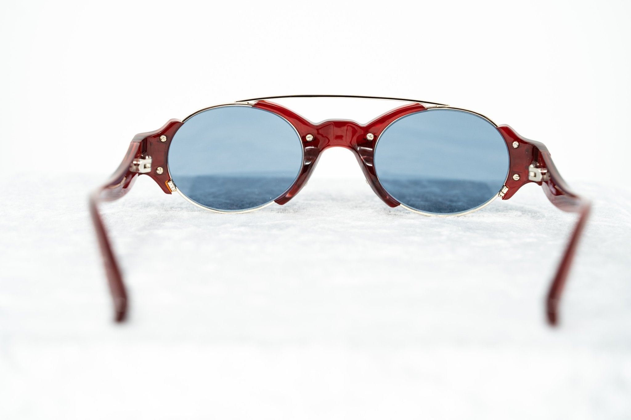 Erdem Sunglasses Red Marble and Blue