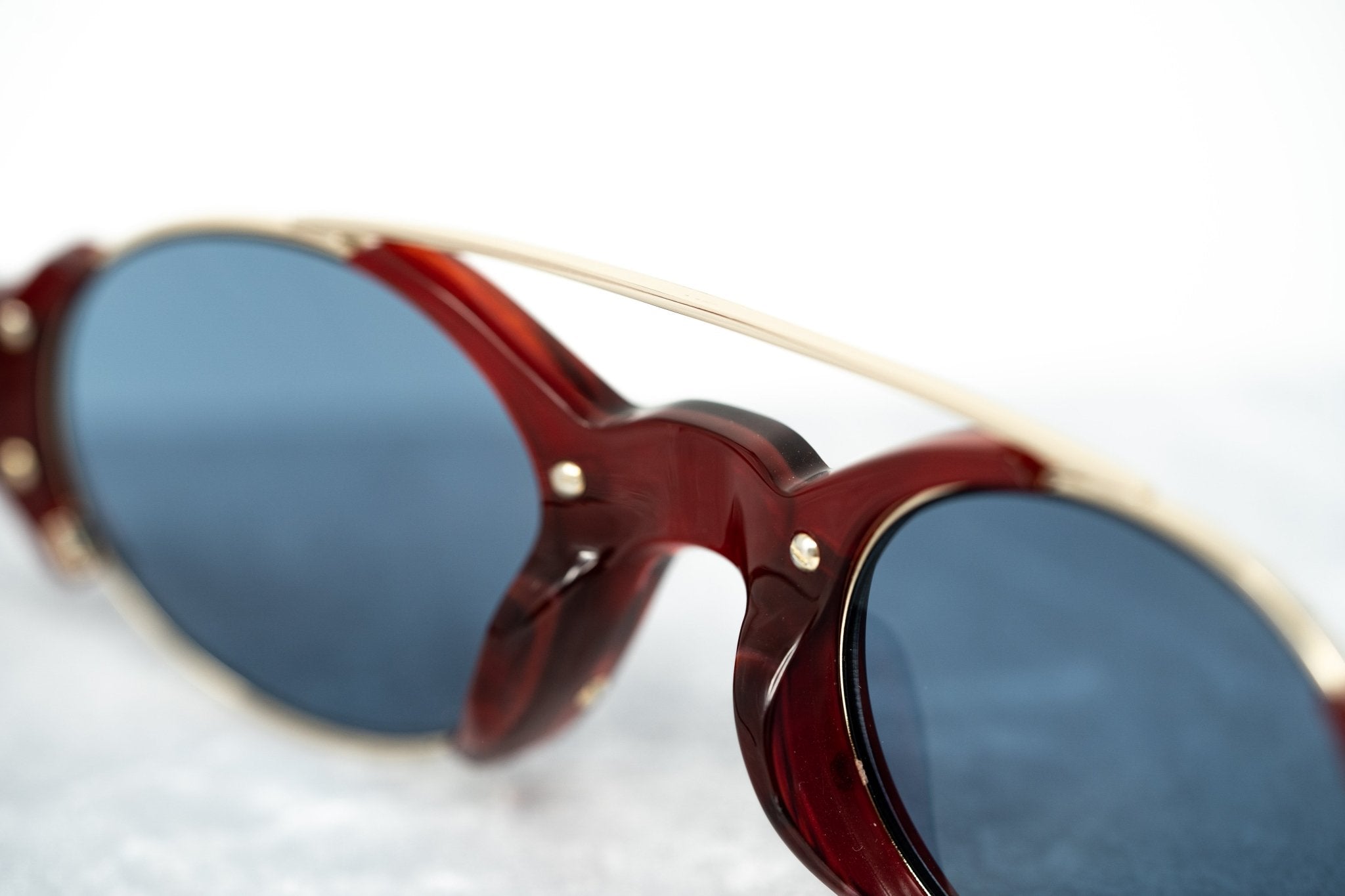 Erdem Sunglasses Red Marble and Blue