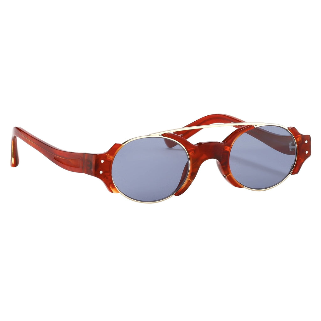 Erdem Sunglasses Red Marble and Blue