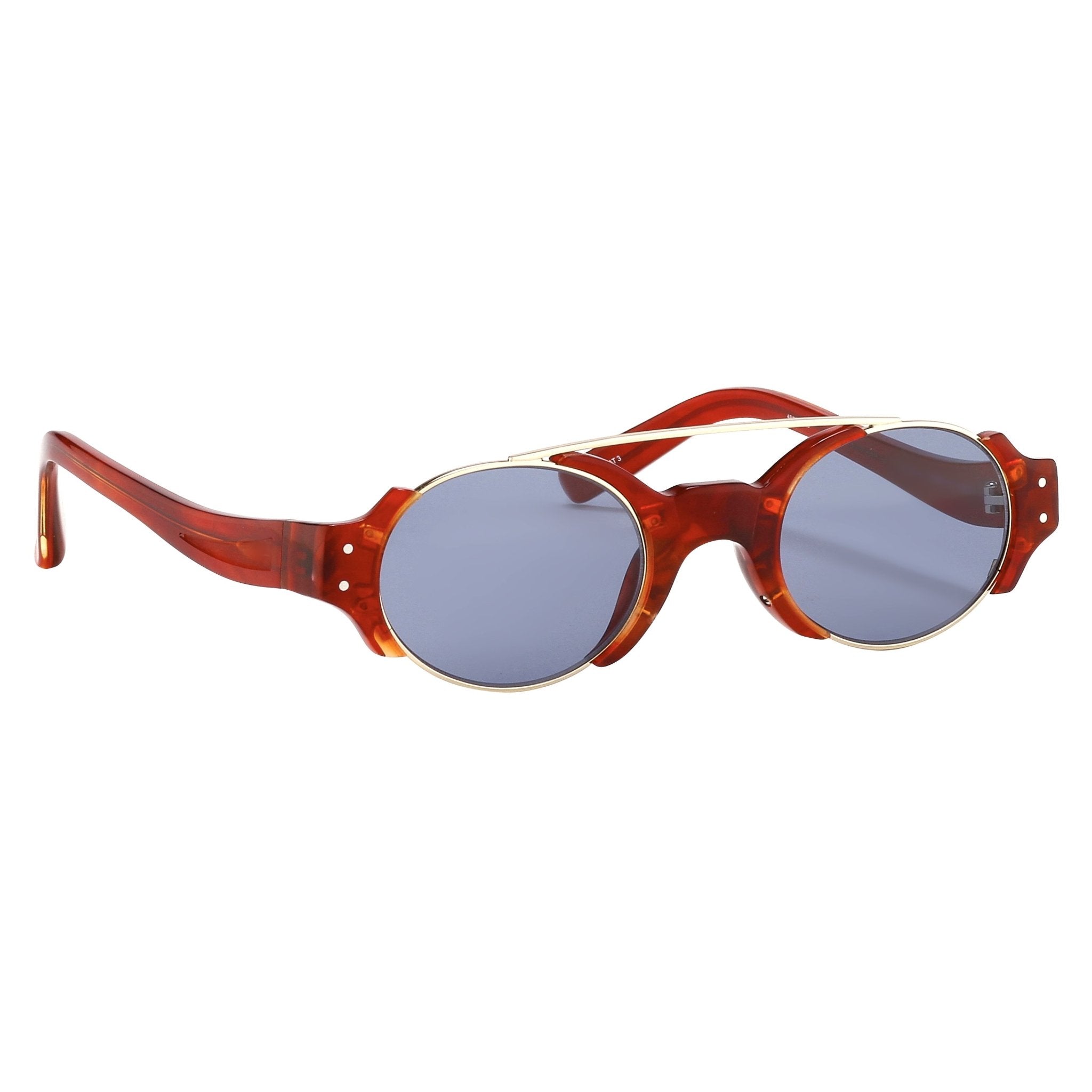 Erdem Sunglasses Red Marble and Blue