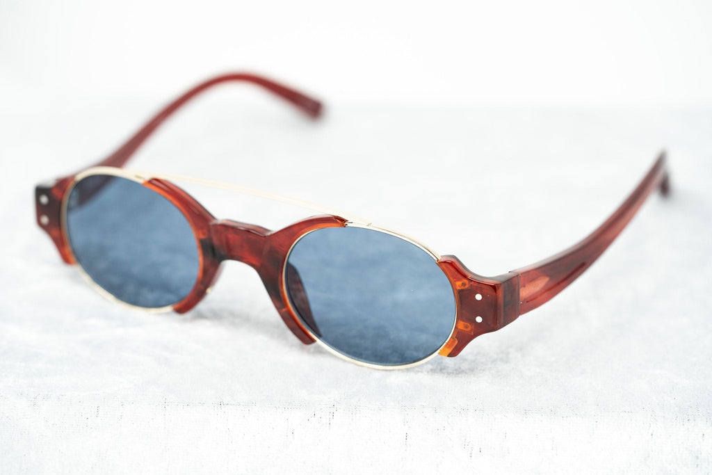 Erdem Sunglasses Red Marble and Blue