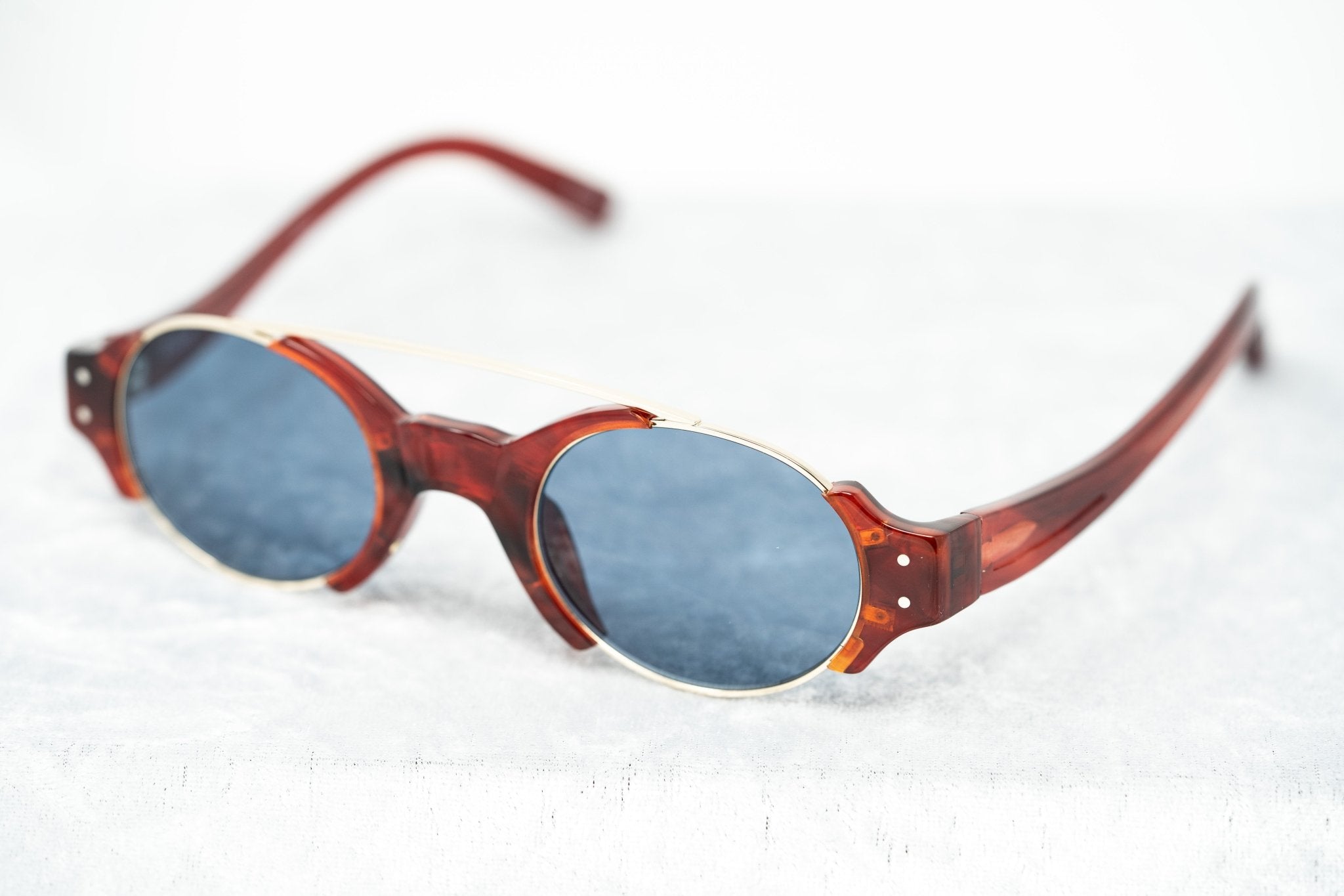 Erdem Sunglasses Red Marble and Blue