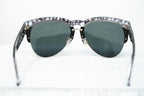 Erdem Sunglasses Black Purple Stingray Pattern and Grey
