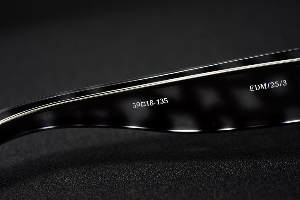 Erdem Sunglasses Black Purple Stingray Pattern and Grey