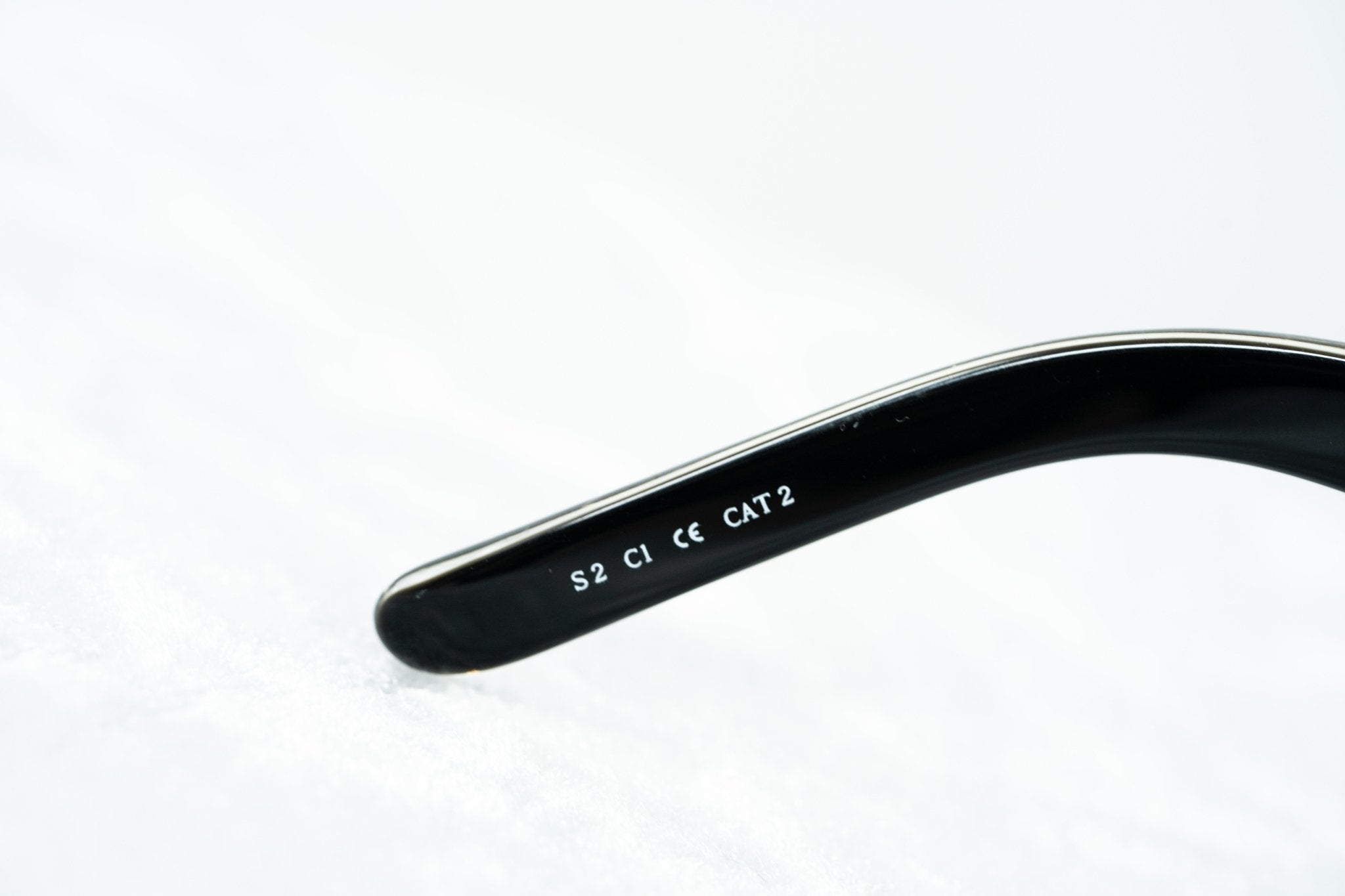 Erickson Beamon Ladies Sunglasses Oversized Black and Dark Grey