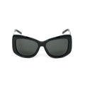 Erickson Beamon Ladies Sunglasses Oversized Black and Dark Grey