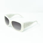 Erickson Beamon Sunglasses Oversized Silver and Grey