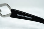 Erickson Beamon Sunglasses Rectangular Black and Dark Grey