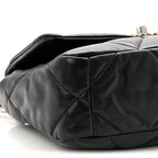 Lambskin Quilted Medium Chanel 19 Flap Black